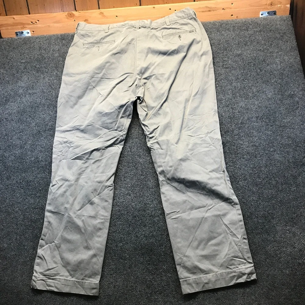 Polo Ralph Lauren Chino Pants Mens 40x28 Tan Classic Fit Khaki Cotton